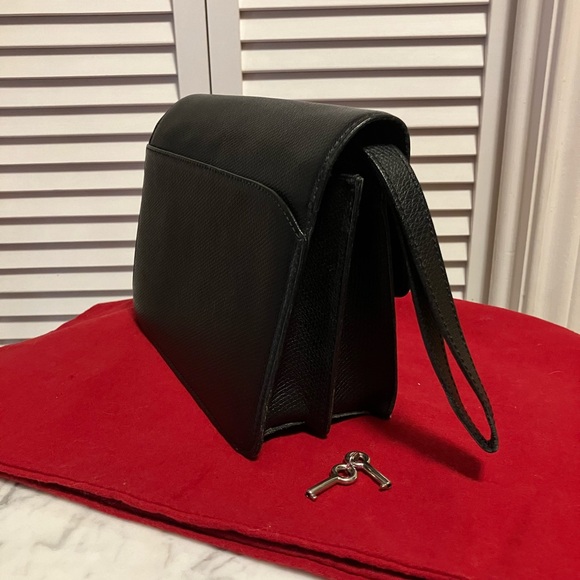 Stunning Vintage LANCEL Paris Pouch Organizer with Keys Wristlet Made in France - Picture 5 of 12